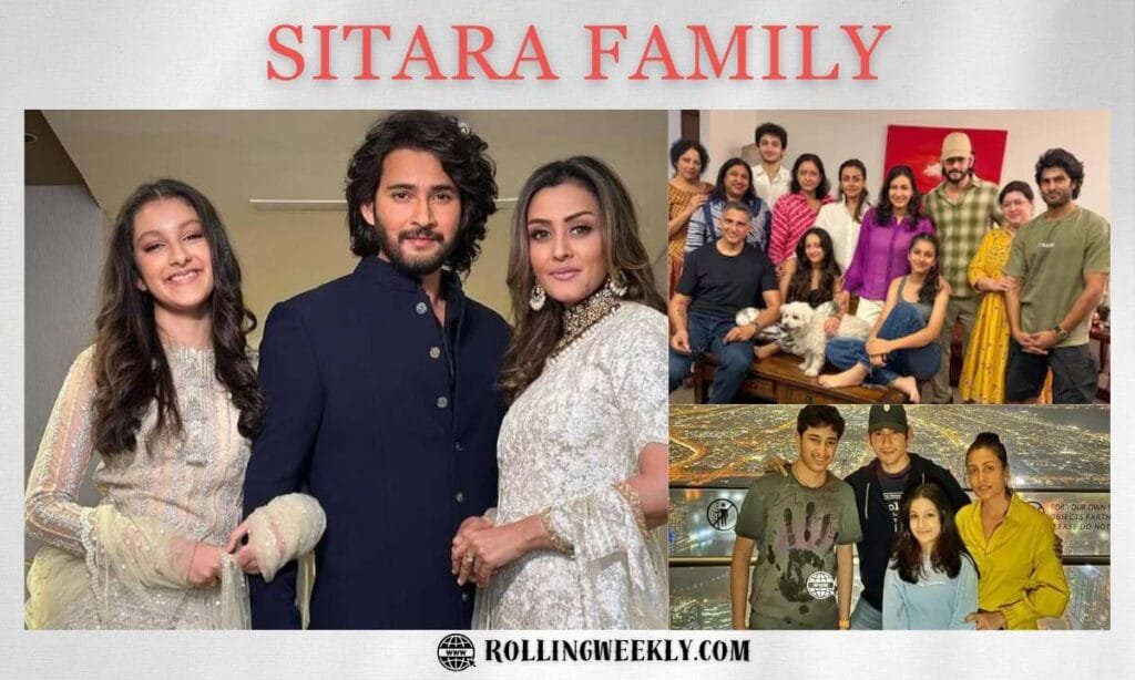 Sitara Ghattamaneni family